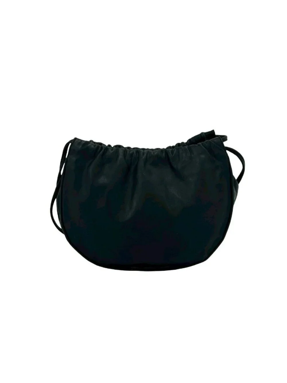 Loewe Vintage Anagram Logo Nappa Leather Drawstring Mini Shoulder Bag Pochette